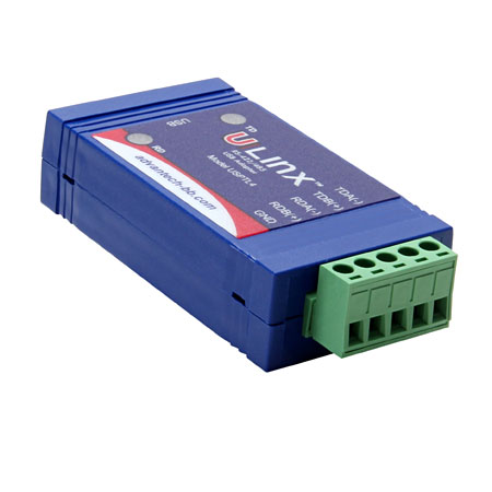 Serial Converter, USB 2.0 Locked Serial Number  to RS-422/485 TB